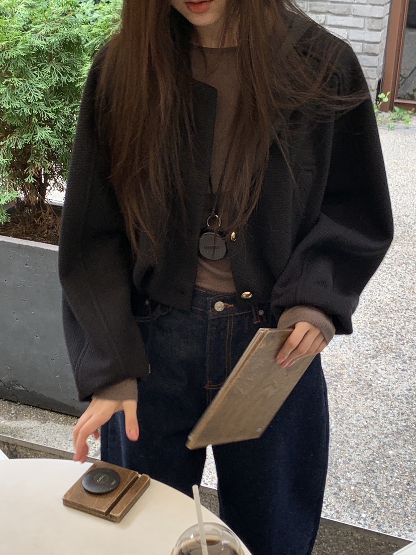 LOGARDEN韓國直郵㊣女士新款職業人氣熱賣真品休閑夾克兜帽LO GARDEN夾克