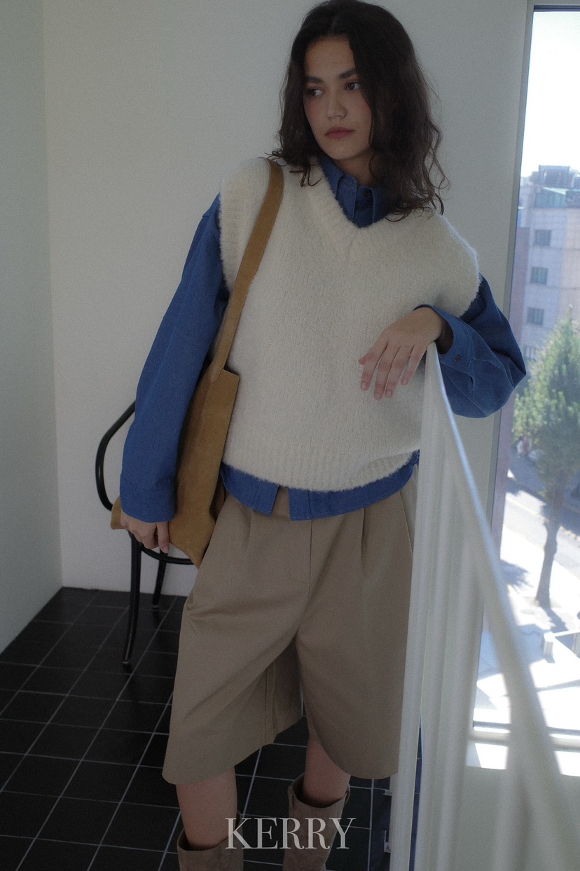 KERRY東大門㊣實拍女裝新款真品25秋冬休閑熱賣推薦吊帶背心KERRY吊帶/背心