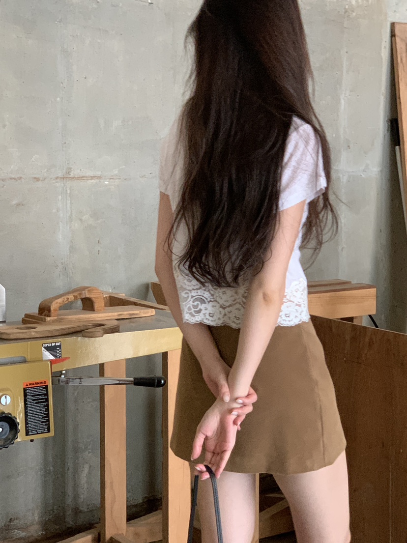 LOGARDEN東大門㊣直郵女士新品25秋冬時尚真品推薦裙褲絨面革LO GARDEN裙褲