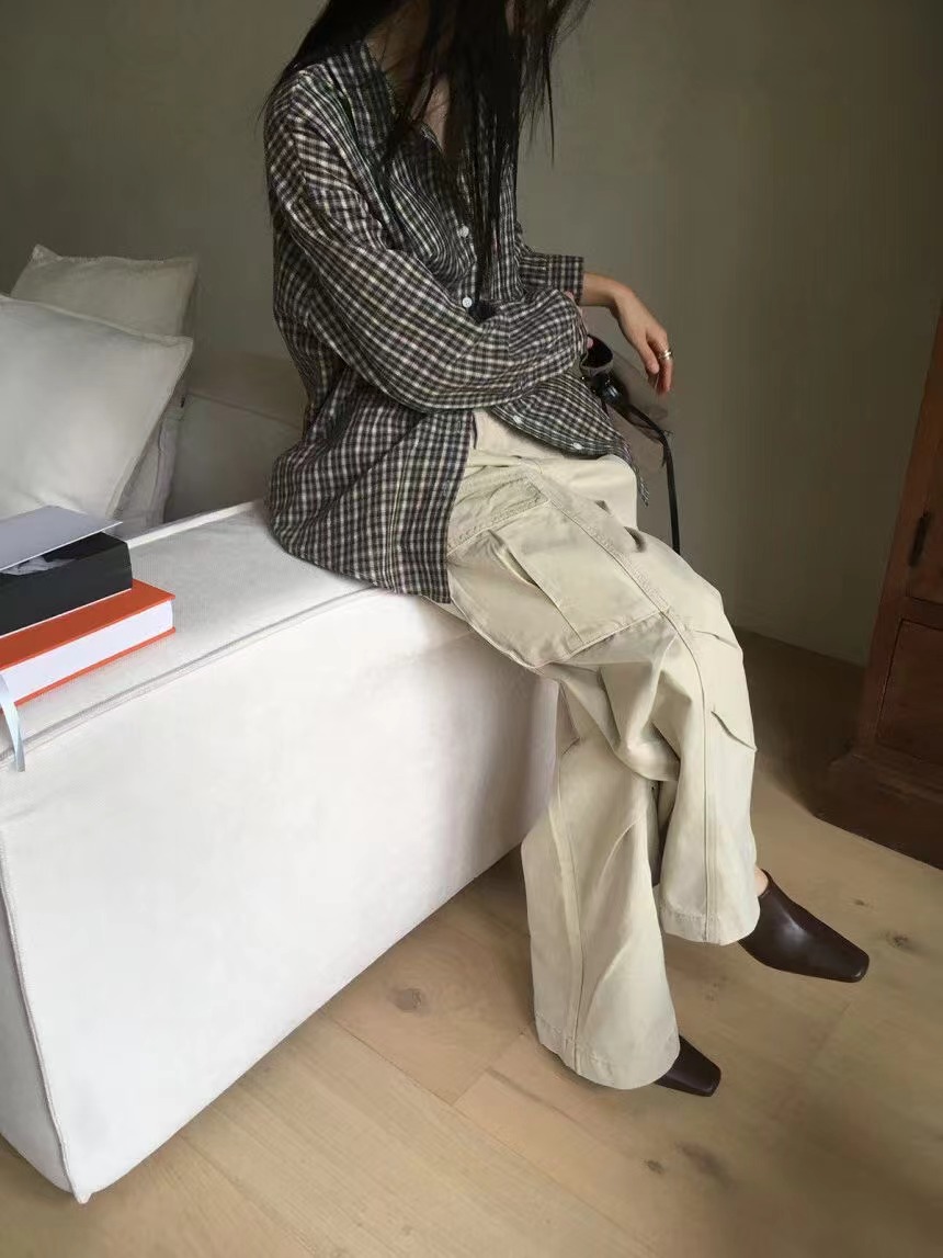 MADE東大門㊣代購女裝新款25秋冬熱賣休閑時尚休閑褲工裝褲MADE休閑褲