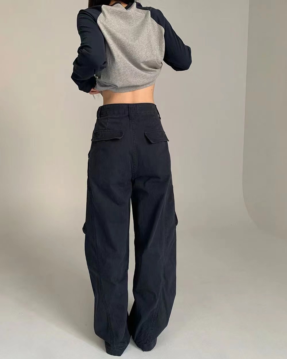 MADE東大門㊣代購女裝新款25秋冬熱賣休閑時尚休閑褲工裝褲MADE休閑褲