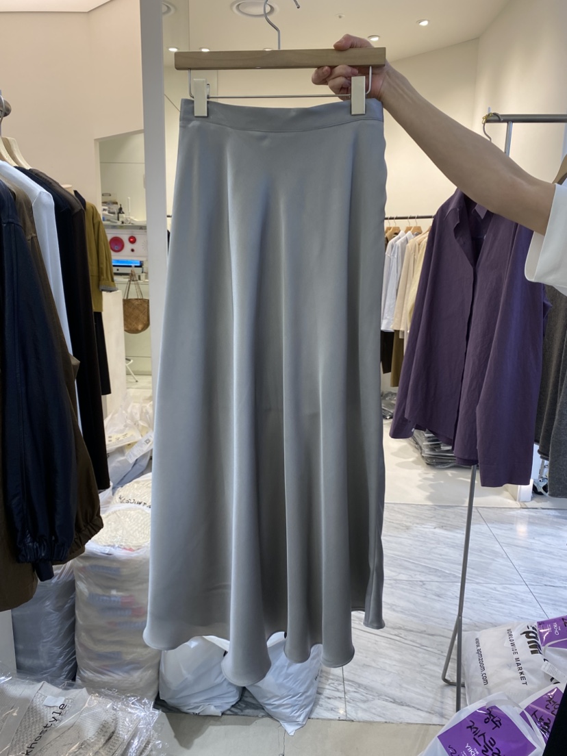YIKHO STYLE韓國代購㊣女士新款時尚職業休閑人氣25秋冬長裙YIKHO STYLE長裙