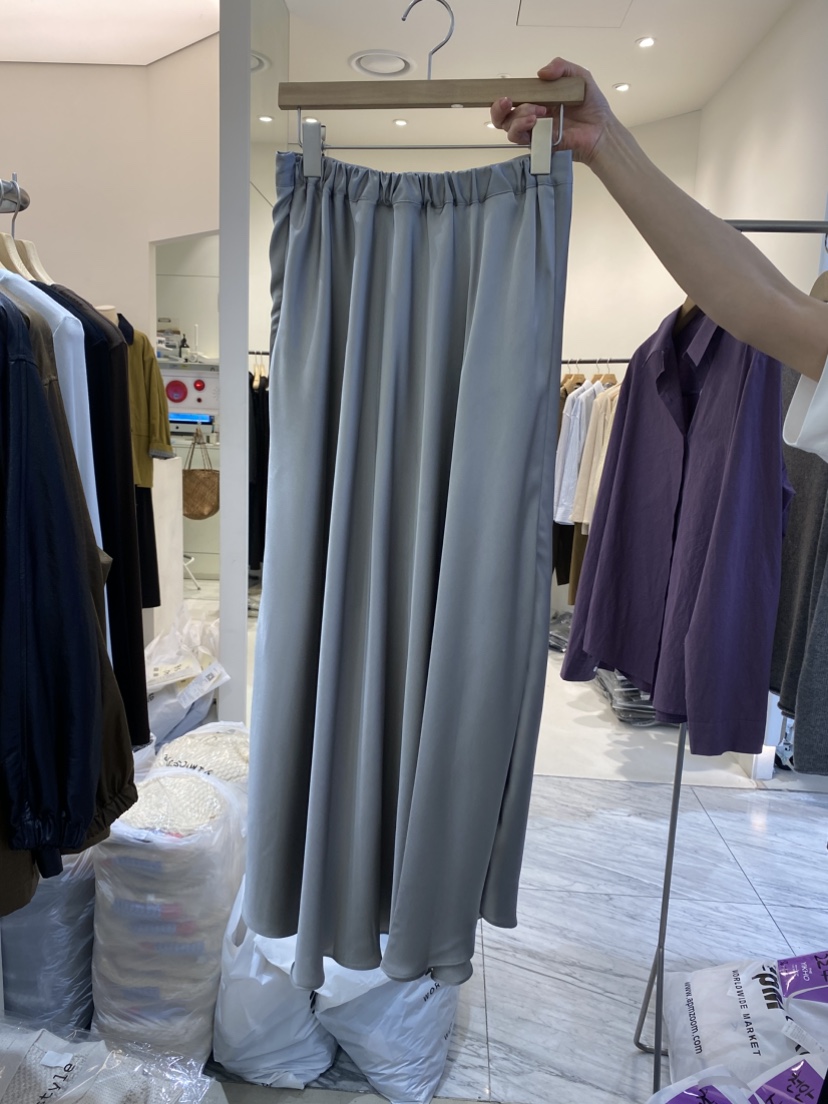 YIKHO STYLE韓國代購㊣女士新款時尚職業休閑人氣25秋冬長裙YIKHO STYLE長裙