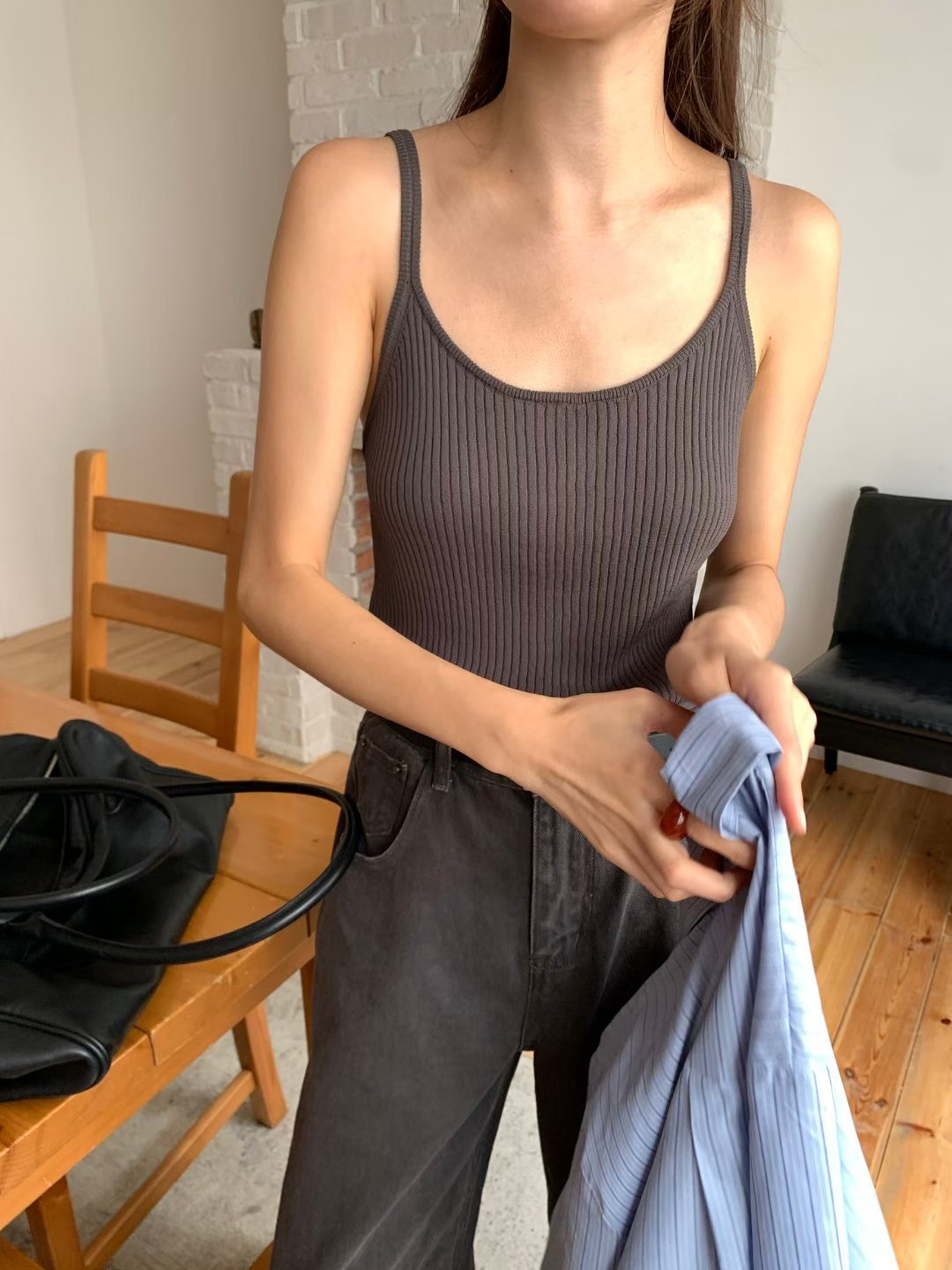 LIBERTY東大門㊣實拍女士新款真品時尚人氣推薦職業吊帶背心LIBERTY吊帶/背心