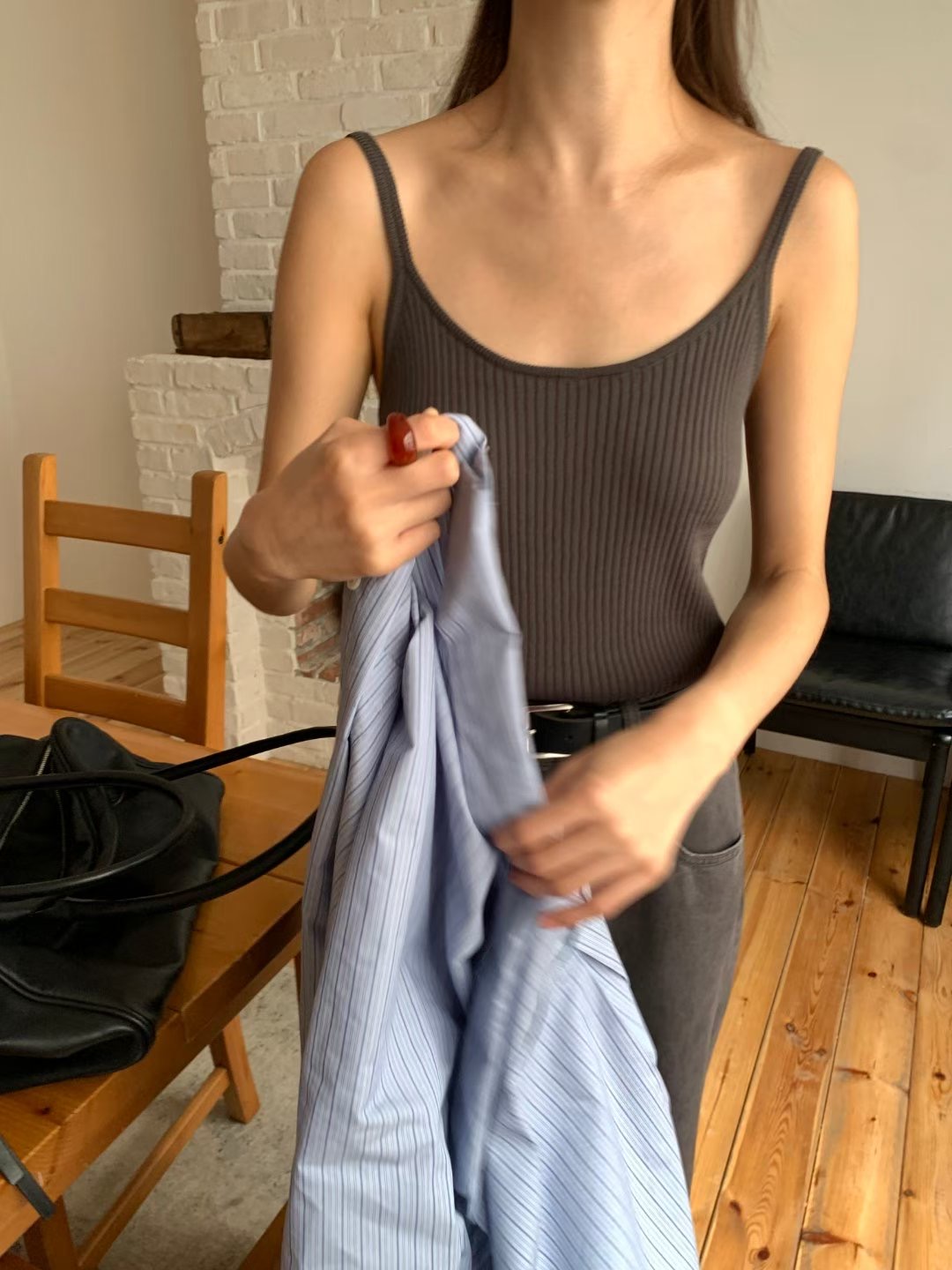 LIBERTY東大門㊣實拍女士新款真品時尚人氣推薦職業吊帶背心LIBERTY吊帶/背心