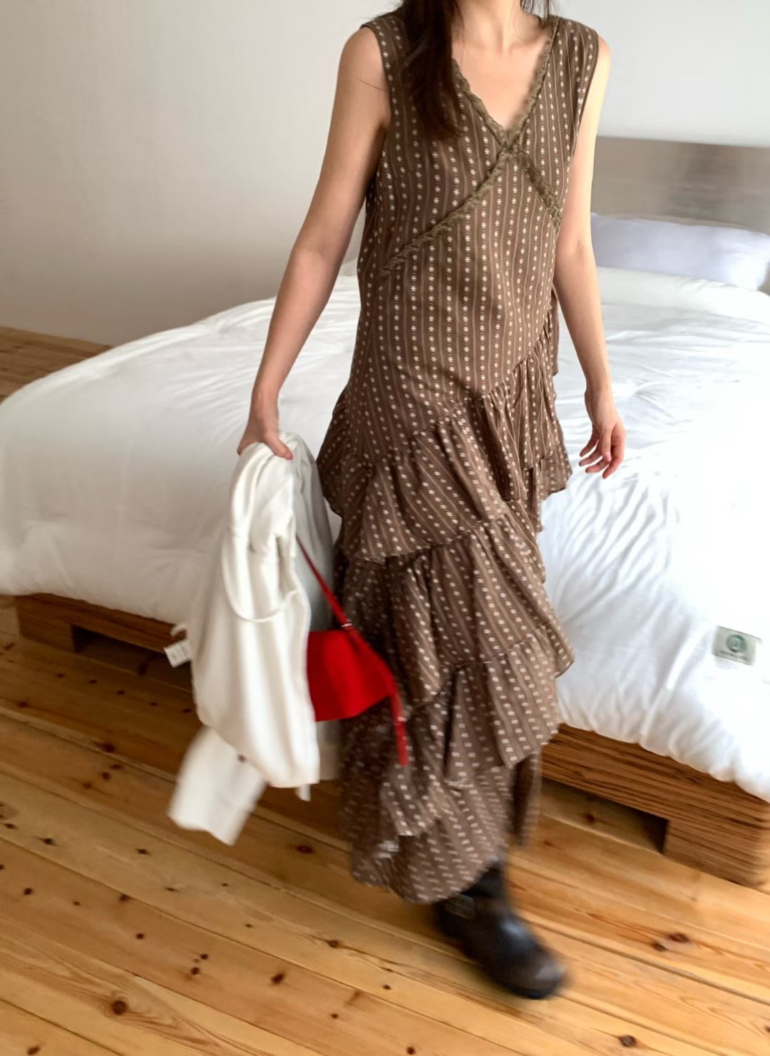 LIBERTY東大門㊣代購女士新款真品推薦時尚25秋冬休閑連衣裙LIBERTY連衣裙圖色2