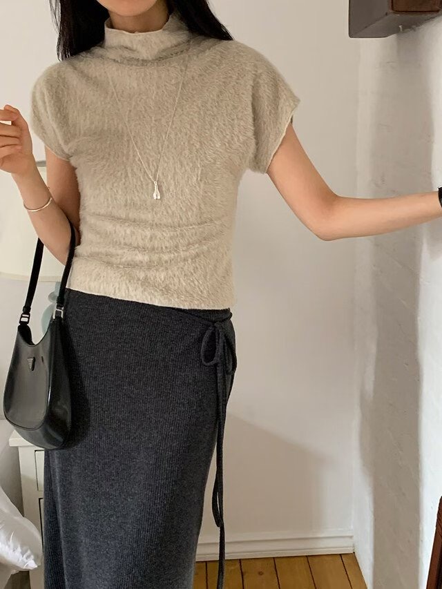 LIBERTY韓國代購㊣女士新款職業25秋冬推薦熱賣人氣時尚針織衫LIBERTY針織衫