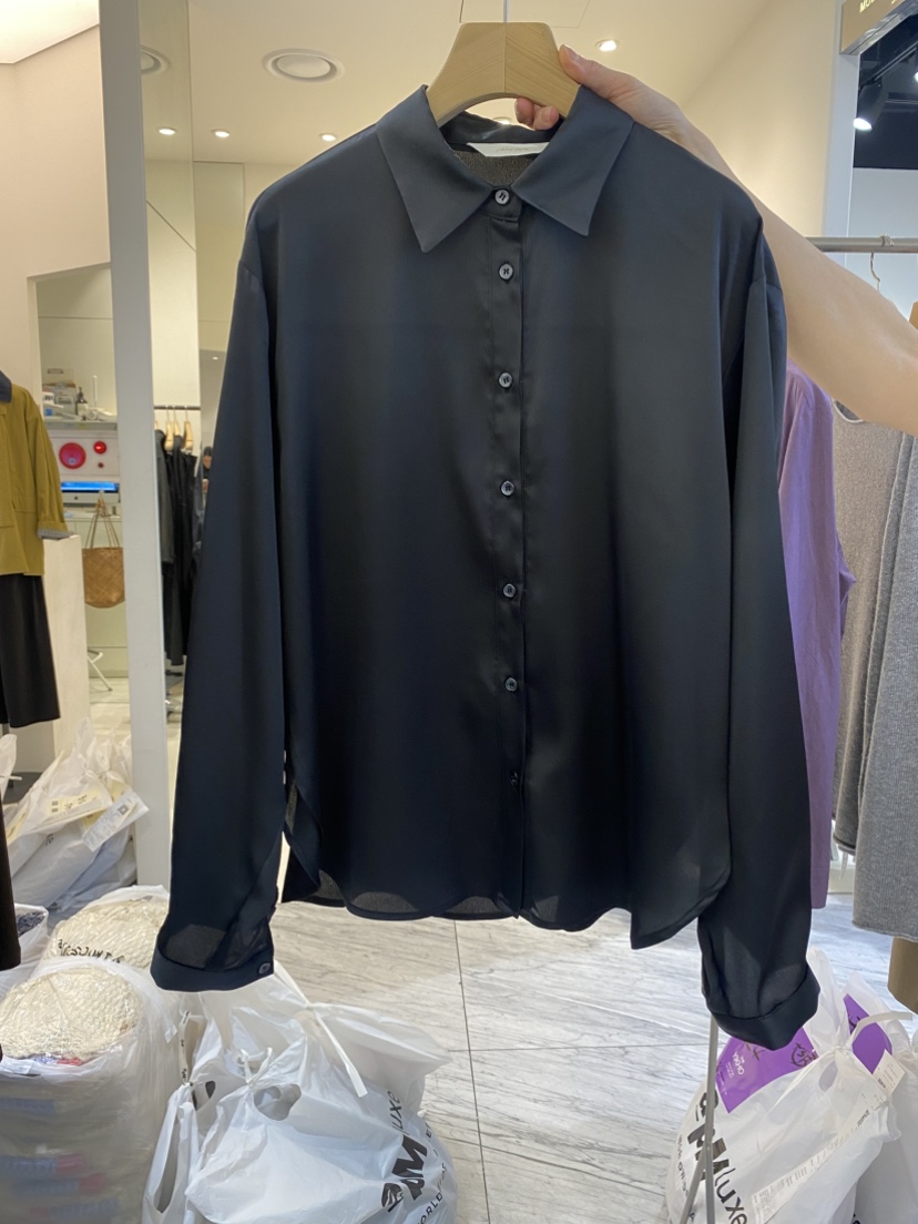 YIKHO STYLE東大門㊣直郵女裝新品職業推薦時尚襯衫蕾絲衫YIKHO STYLE襯衫/蕾絲衫圖色1