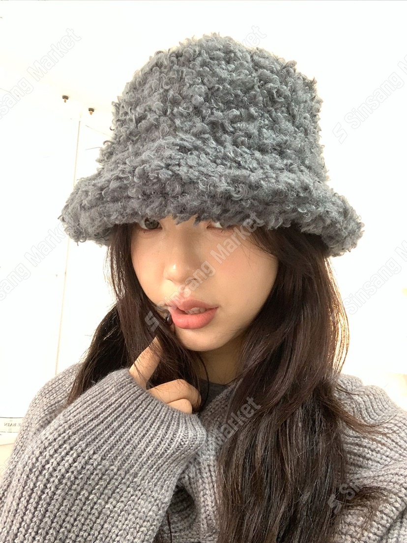 NICEALICE東大門㊣代購女士新款真品熱賣帽子奶油色漁夫帽羊毛NICEALICE帽子