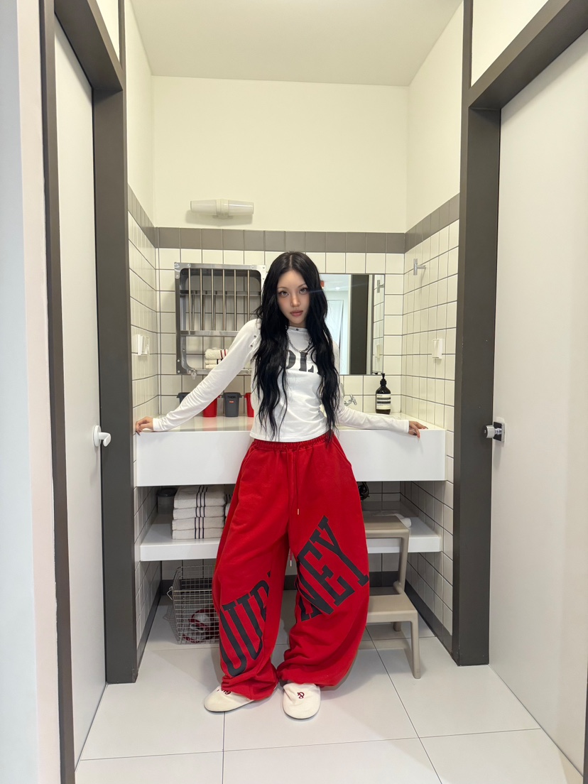 SEEOT東大門㊣直郵女裝新款休閑時尚人氣熱賣休閑褲男女同款GGD休閑褲