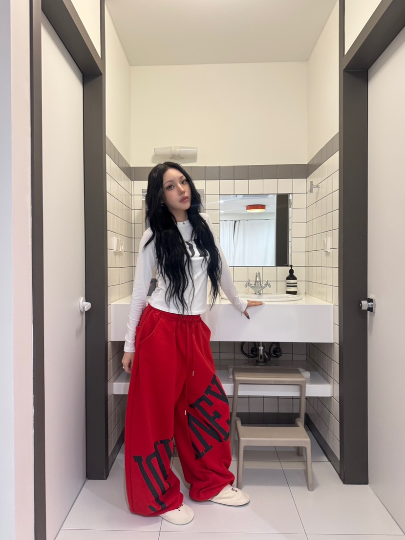 SEEOT東大門㊣直郵女裝新款休閑時尚人氣熱賣休閑褲男女同款GGD休閑褲