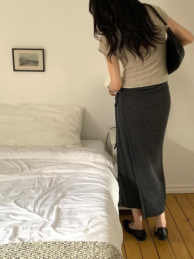 LIBERTY韓國直郵㊣女裝新款職業真品時尚25秋冬熱賣休閑長裙LIBERTY長裙