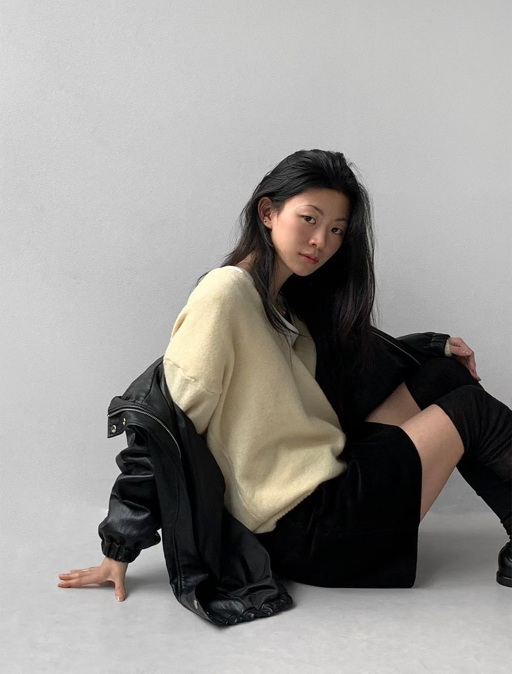 LIBERTY東大門㊣直郵女裝新品熱賣25秋冬真品時尚推薦針織衫LIBERTY針織衫