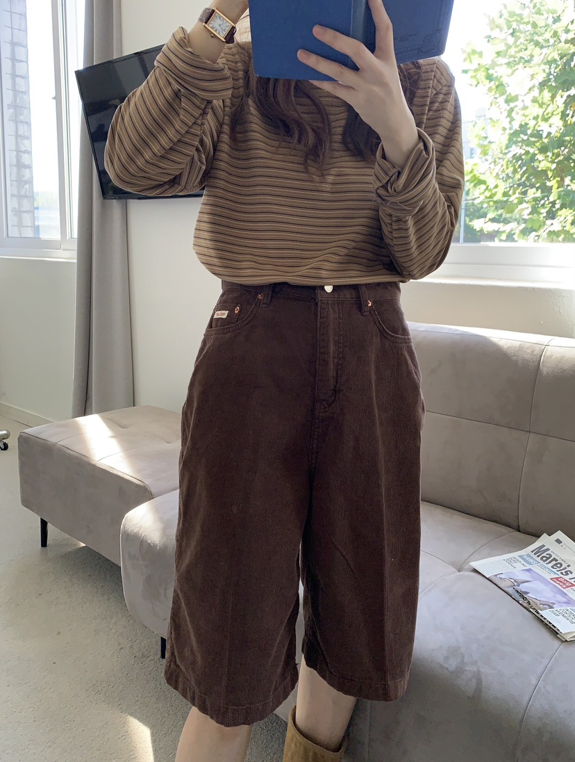 FORMSTUDIO韓國代購㊣女士新品人氣25秋冬熱賣時尚真品短褲FORMSTUDIO短褲圖色2