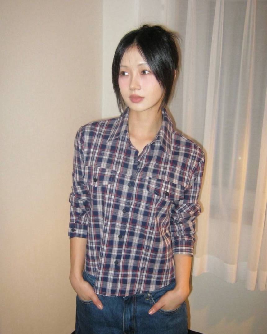 EOMPIT東大門㊣直郵女裝新品時尚熱賣推薦職業人氣襯衫蕾絲衫EOMPIT襯衫/蕾絲衫圖色2
