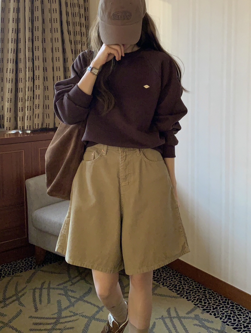 FORMSTUDIO韓國代購㊣女士新款時尚休閑職業25秋冬人氣短褲FORMSTUDIO短褲