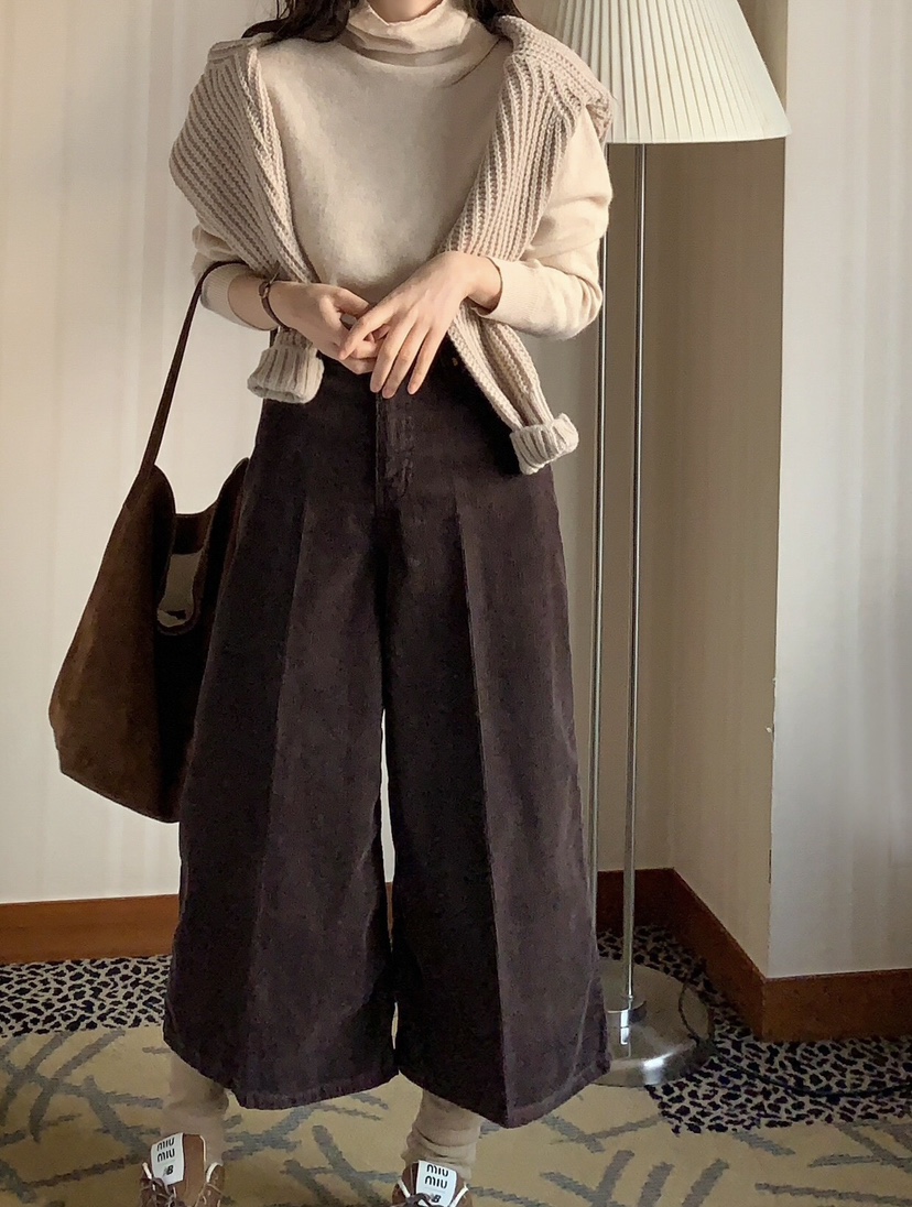 FORMSTUDIO東大門㊣直郵女裝新品25秋冬休閑時尚真品休閑褲FORMSTUDIO休閑褲圖色1
