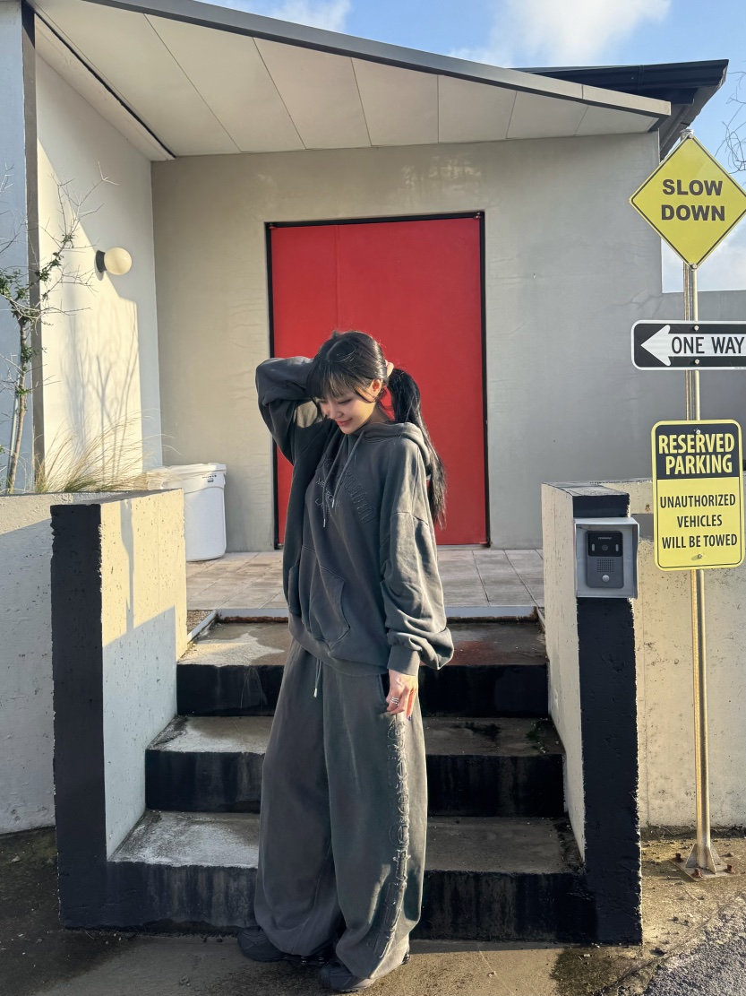 SEEOT韓國直郵㊣女裝新款推薦熱賣職業休閑真品休閑褲男女同款GGD休閑褲