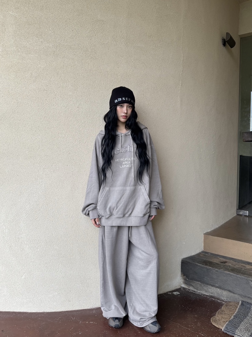 SEEOT韓國直郵㊣女裝新款推薦熱賣職業休閑真品休閑褲男女同款GGD休閑褲圖色1
