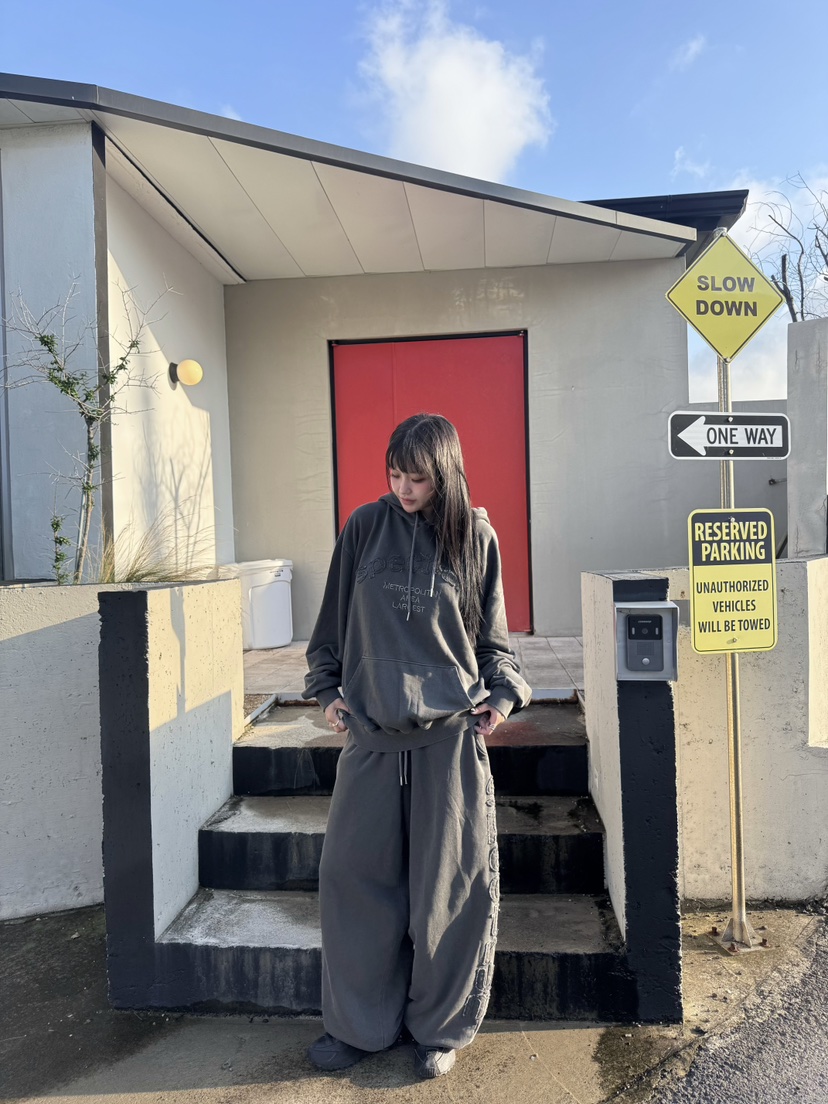 SEEOT韓國直郵㊣女裝新款推薦熱賣職業休閑真品休閑褲男女同款GGD休閑褲圖色2