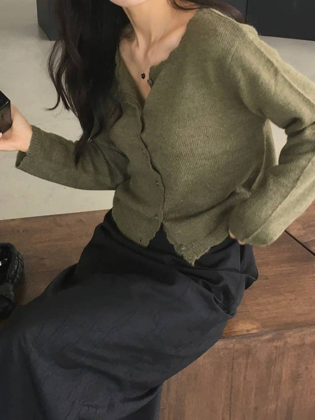 DAYEND東大門㊣代購女士新品休閑熱賣時尚職業針織衫不含內搭DAYEND針織衫圖色5