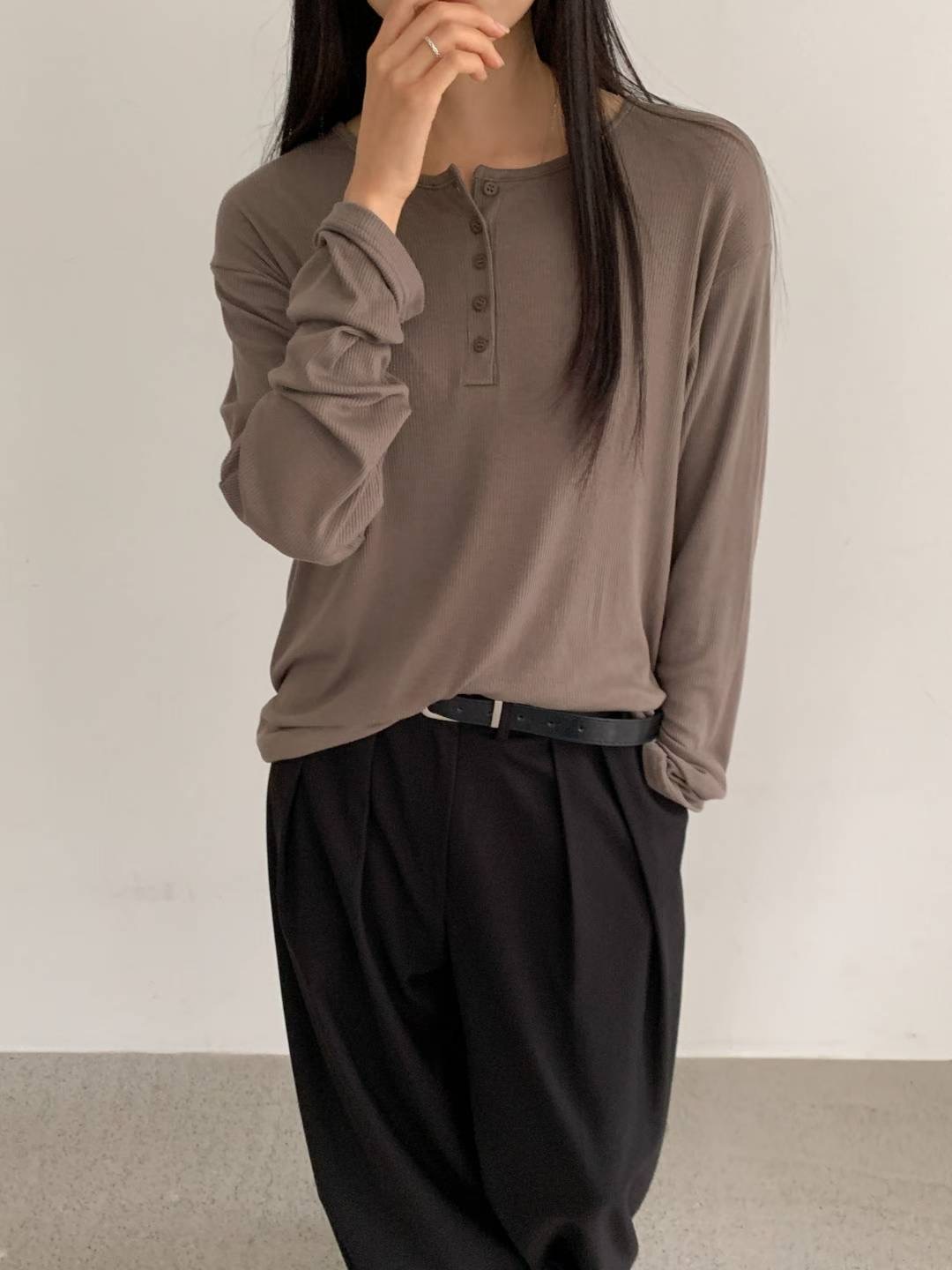 DAYEND東大門㊣代購女士新款推薦熱賣真品人氣休閑時尚長袖T恤DAYEND長袖T恤
