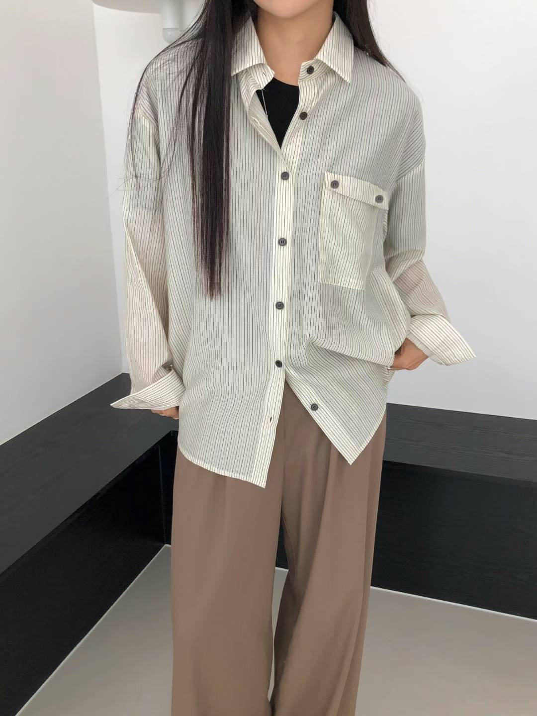 DAYEND韓國直郵㊣女士新款熱賣25秋冬真品時尚人氣襯衫蕾絲衫DAYEND襯衫/蕾絲衫