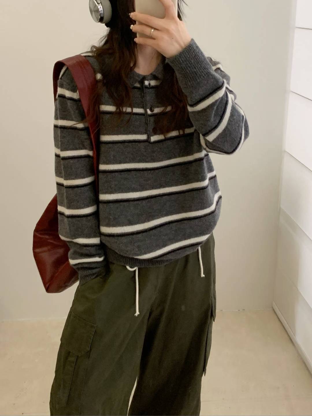 DAYEND東大門㊣實拍女裝新品休閑熱賣人氣時尚針織衫不含披肩DAYEND針織衫圖色3