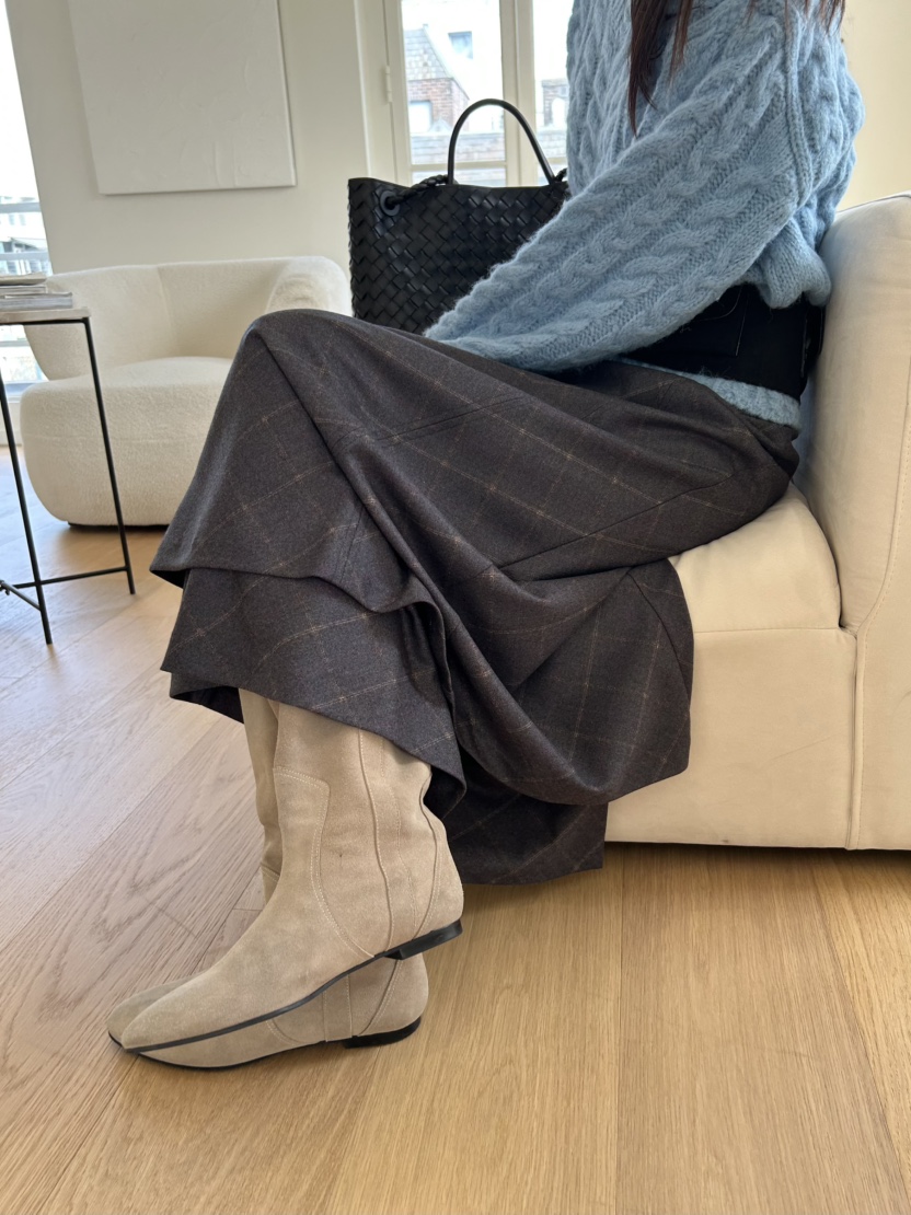 ME MO東大門㊣實拍女士新品職業25秋冬真品人氣休閑推薦長裙ME MO長裙