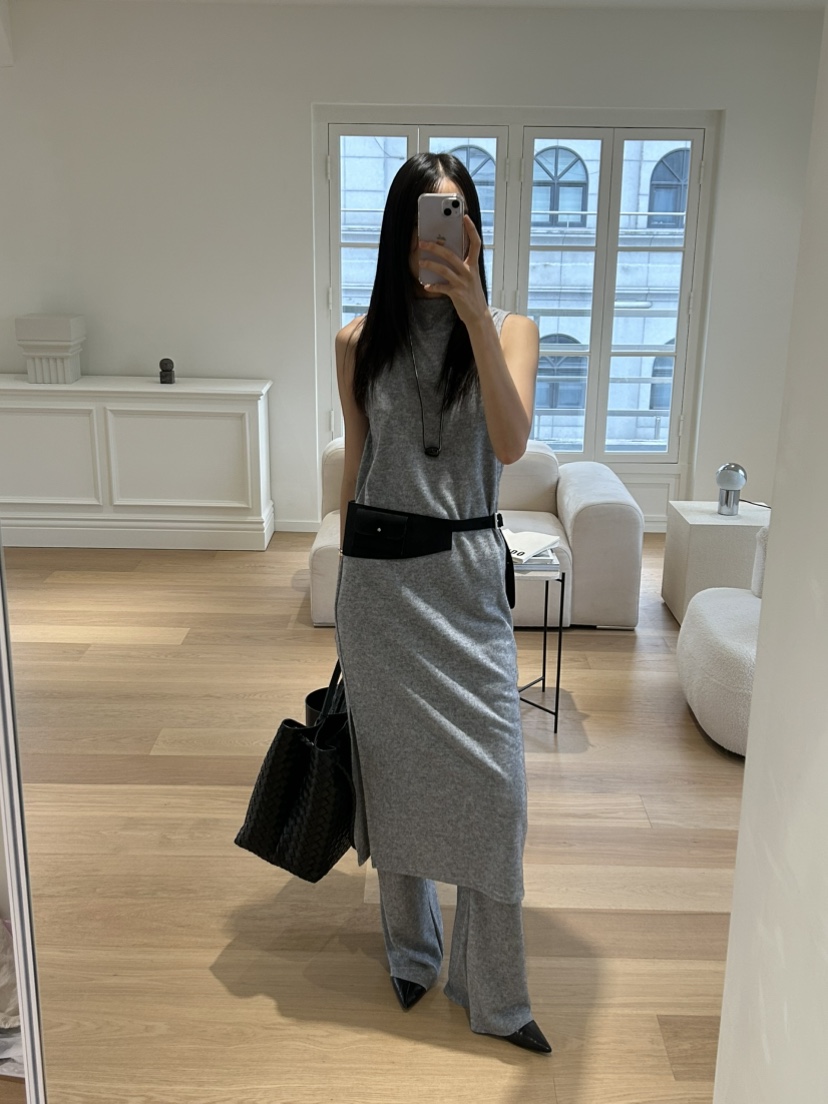 ME MO韓國直郵㊣女裝新品時尚熱賣真品連衣裙不含配飾腰帶ME MO連衣裙圖色4