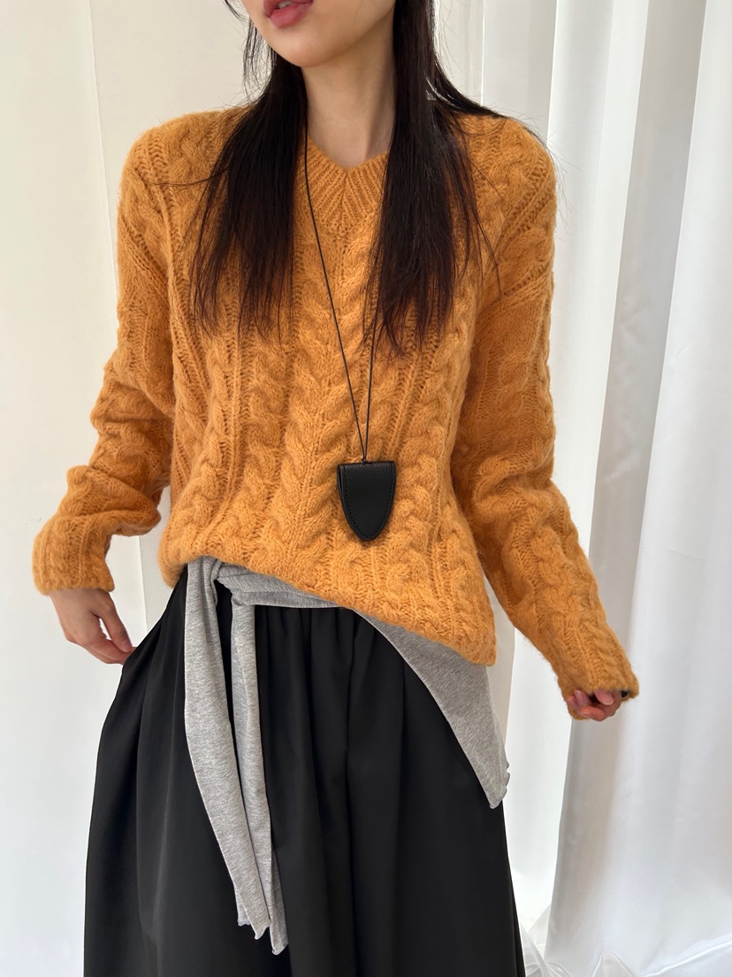 ME MO韓國代購㊣女裝新款真品人氣時尚25秋冬針織衫不含包ME MO針織衫圖色1