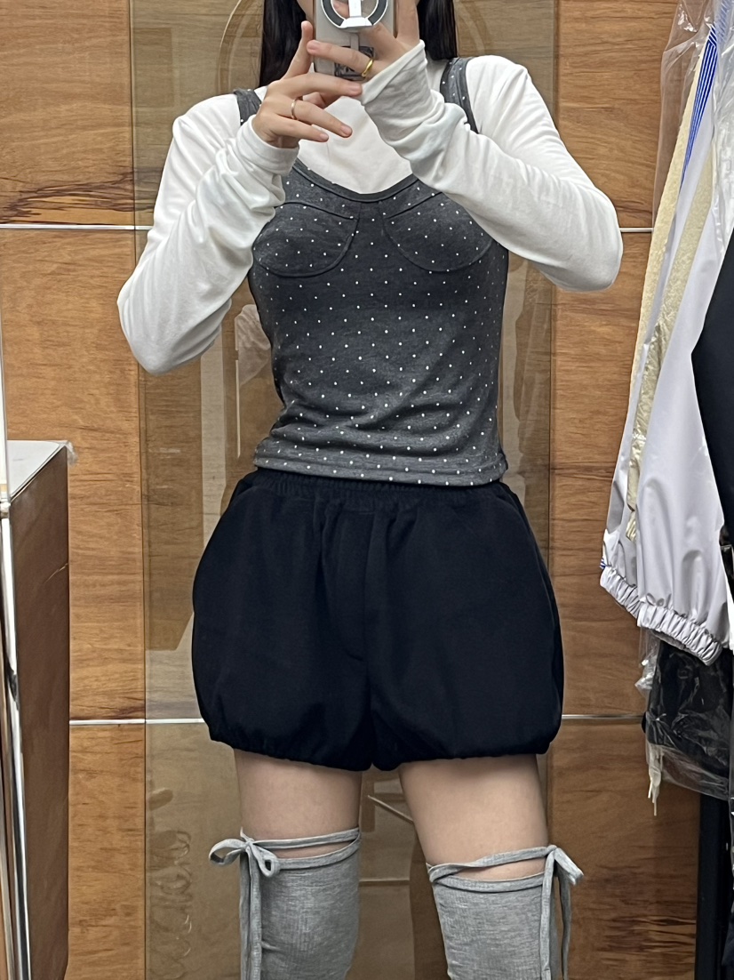 BEAMING SEOUL東大門㊣實拍女士新款真品時尚熱賣短褲羊毛BEAMING SEOUL短褲
