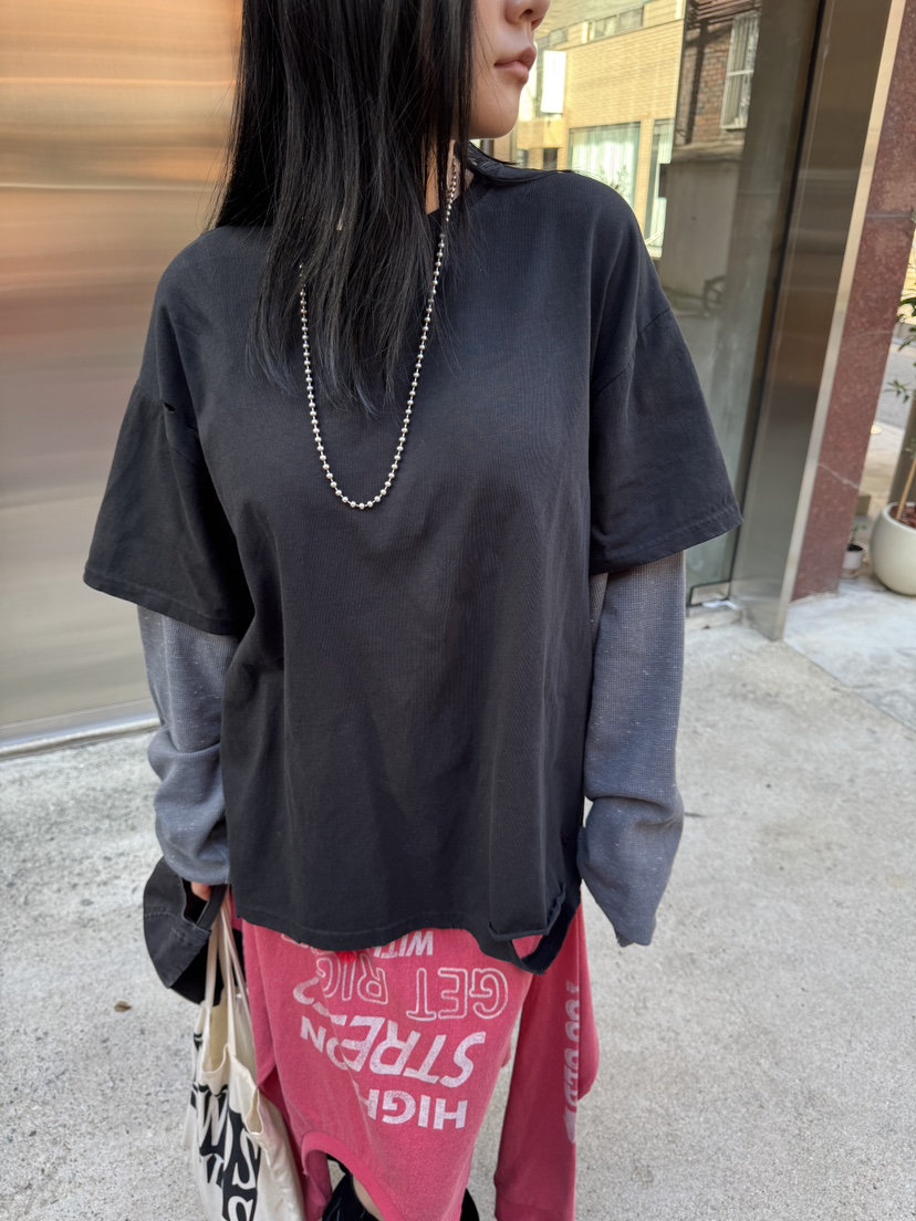 FRANC—L東大門㊣代購女裝新款休閑熱賣人氣推薦真品長袖T恤FRANC長袖T恤