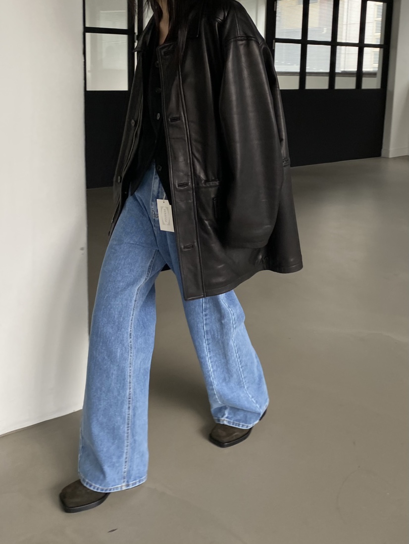 MOVENNE東大門㊣實拍女裝新款時尚真品人氣熱賣職業推薦牛仔褲MOVENNE牛仔褲