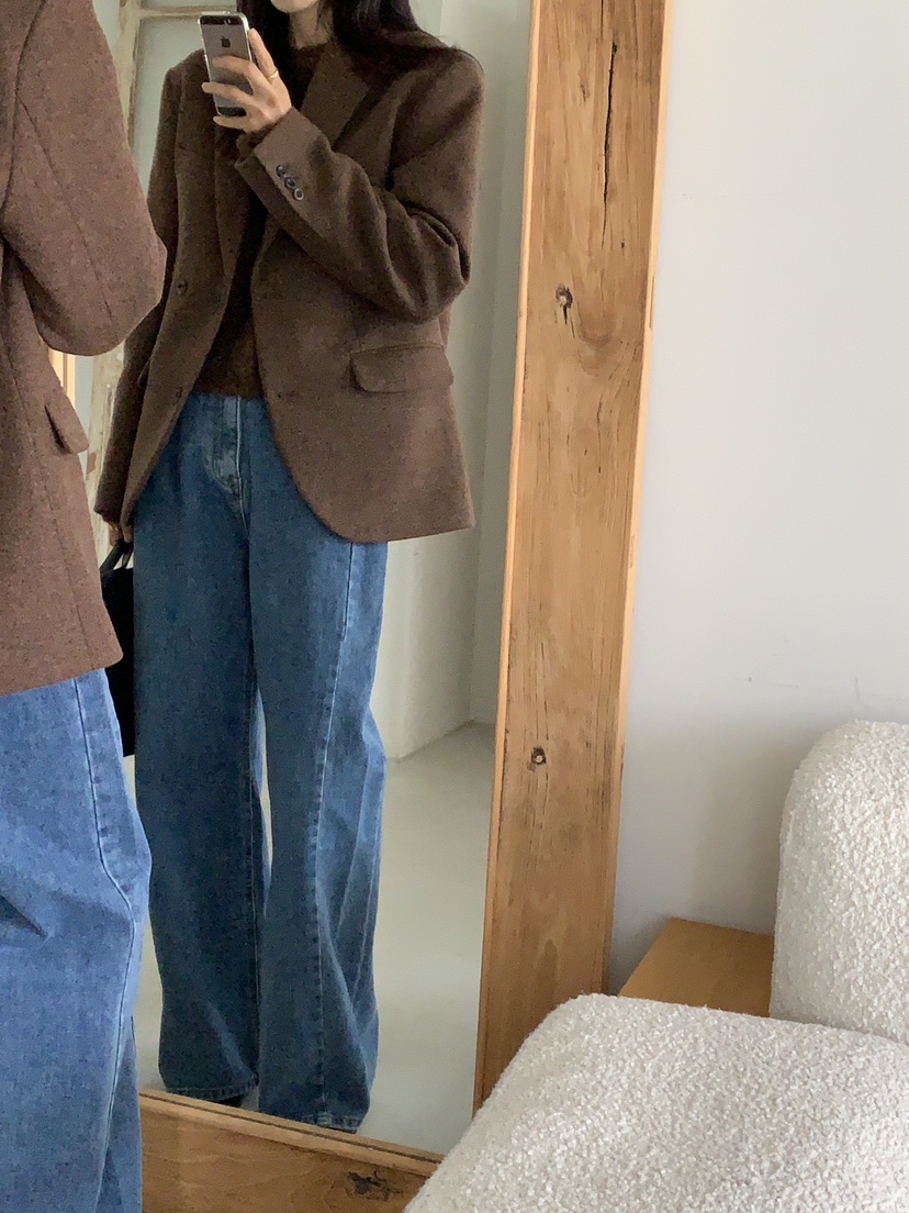 MOVENNE東大門㊣實拍女裝新款時尚真品人氣熱賣職業推薦牛仔褲MOVENNE牛仔褲