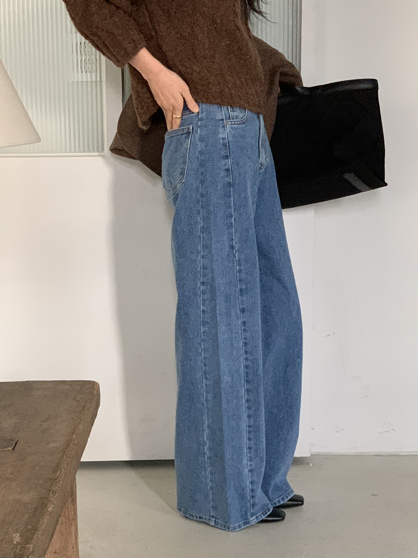 MOVENNE東大門㊣實拍女裝新款時尚真品人氣熱賣職業推薦牛仔褲MOVENNE牛仔褲