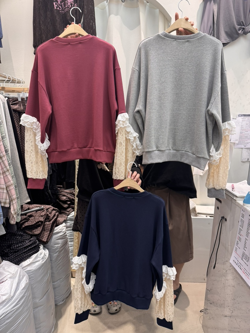 LOVABLE韓國直郵㊣女裝新款時尚人氣休閑熱賣25秋冬推薦衛衣LOVABLE衛衣