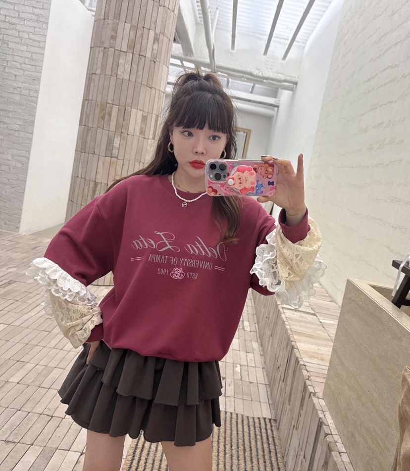 LOVABLE韓國直郵㊣女裝新款時尚人氣休閑熱賣25秋冬推薦衛衣LOVABLE衛衣