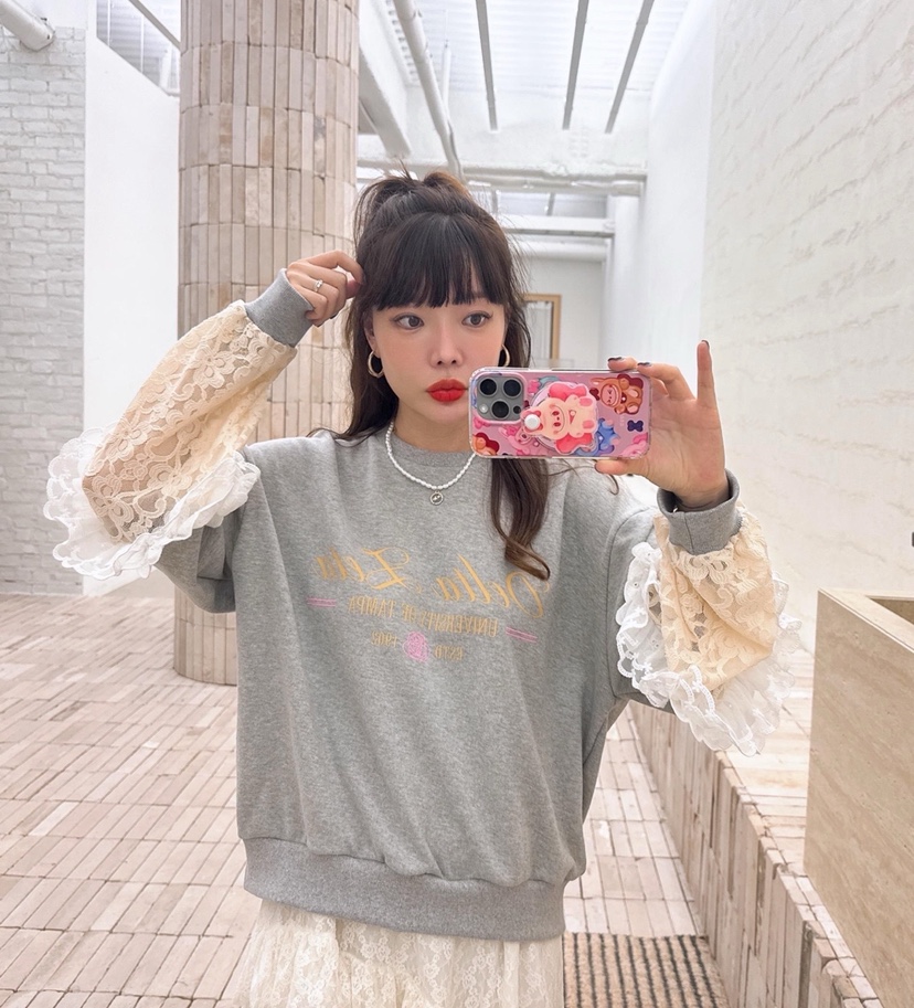 LOVABLE韓國直郵㊣女裝新款時尚人氣休閑熱賣25秋冬推薦衛衣LOVABLE衛衣