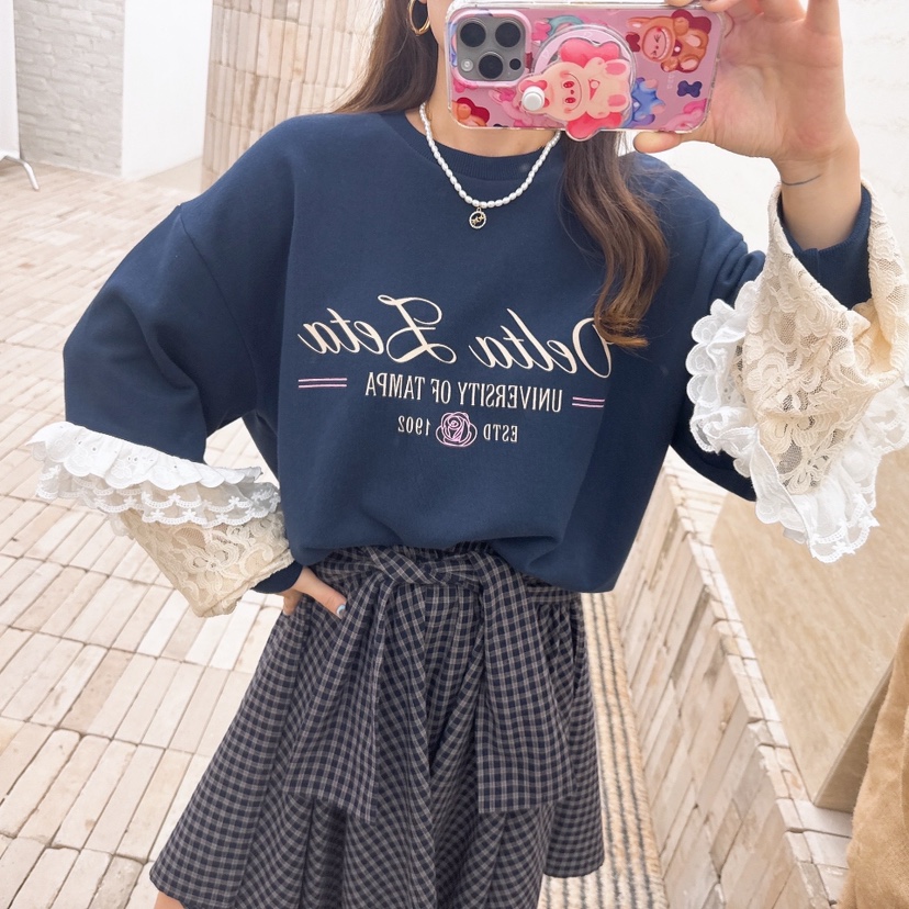 LOVABLE韓國直郵㊣女裝新款時尚人氣休閑熱賣25秋冬推薦衛衣LOVABLE衛衣