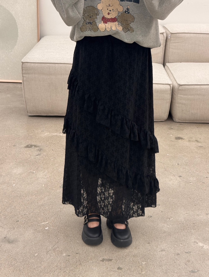 LOVABLE韓國直郵㊣女士新款職業休閑時尚熱賣真品人氣25秋冬長裙LOVABLE長裙