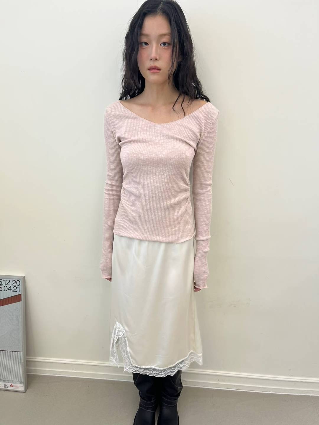ORORA韓國代購㊣女士新品時尚休閑真品25秋冬人氣推薦長袖T恤ORORA長袖T恤圖色3