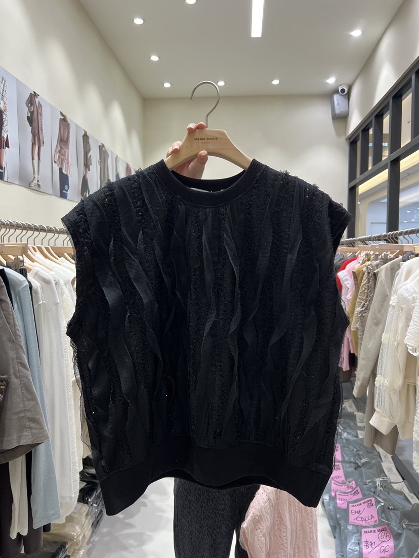 MARIE MARIE韓國直郵㊣女裝新品職業人氣熱賣休閑吊帶背心MARIE MARIE吊帶/背心圖色3