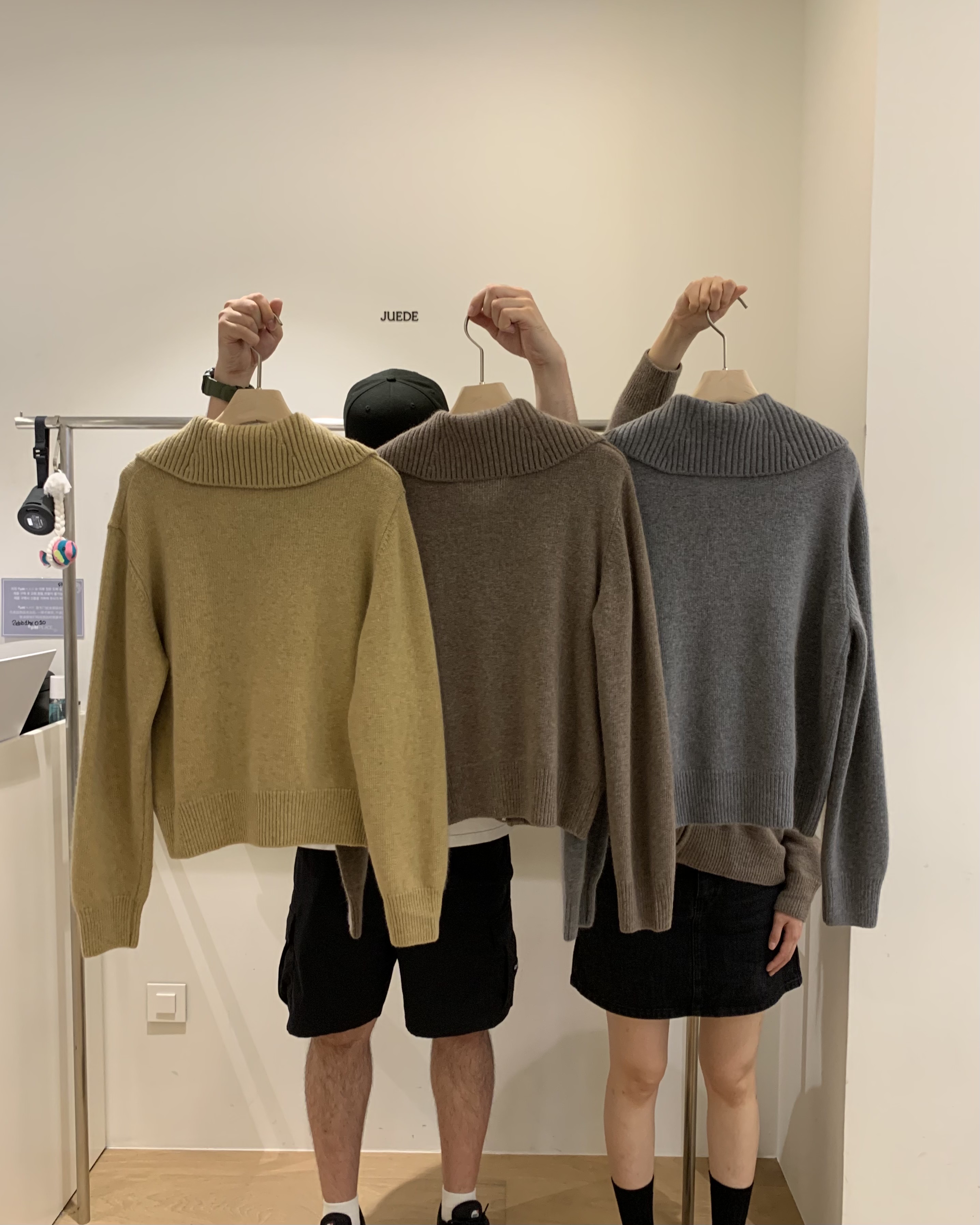 JUEDE（此品牌容易投訴）韓國代購㊣女士新品25秋冬人氣針織衫JUEDE針織衫