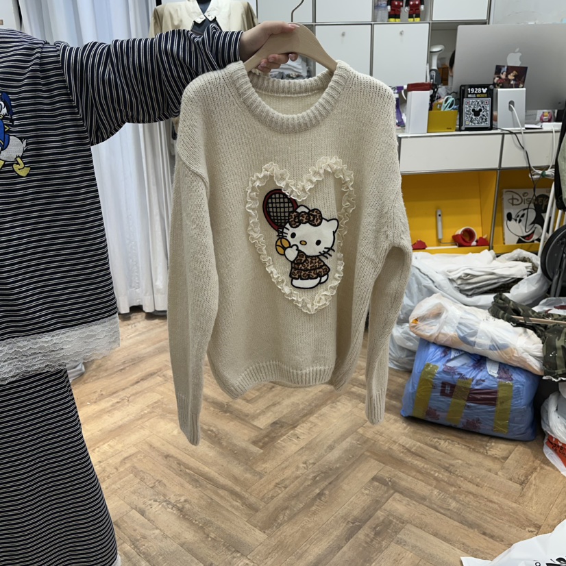 DE LINE韓國代購㊣女士新品休閑真品時尚熱賣人氣推薦針織衫DE LINE針織衫
