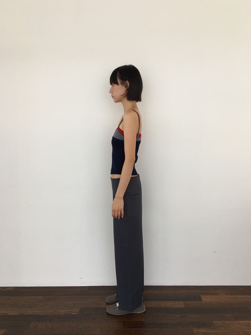 CCW韓國代購㊣女士新品時尚休閑25秋冬推薦職業真品吊帶背心CCW--NYUNYU吊帶/背心