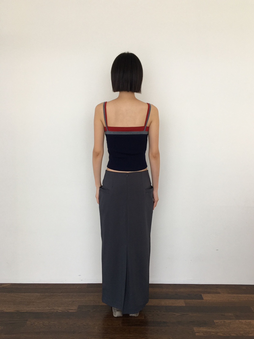 CCW韓國代購㊣女士新品時尚休閑25秋冬推薦職業真品吊帶背心CCW--NYUNYU吊帶/背心