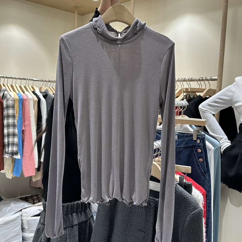 VINTAGE VIBE東大門㊣代購女裝新品推薦人氣真品長袖T恤雙面VINTAGE VIBE長袖T恤圖色2