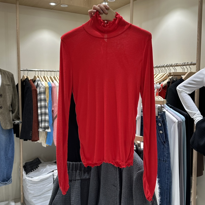 VINTAGE VIBE東大門㊣代購女裝新品推薦人氣真品長袖T恤雙面VINTAGE VIBE長袖T恤圖色4