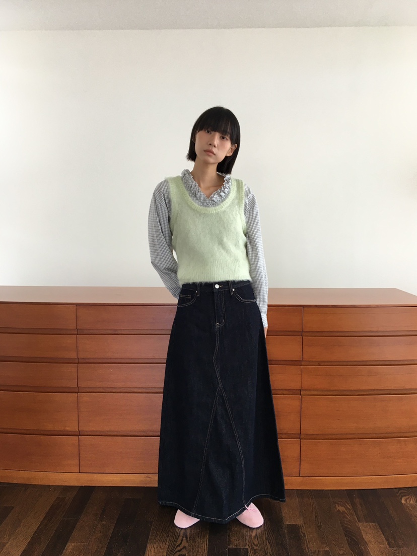 CCW東大門㊣代購女士新品熱賣推薦職業時尚真品25秋冬吊帶背心CCW--NYUNYU吊帶/背心